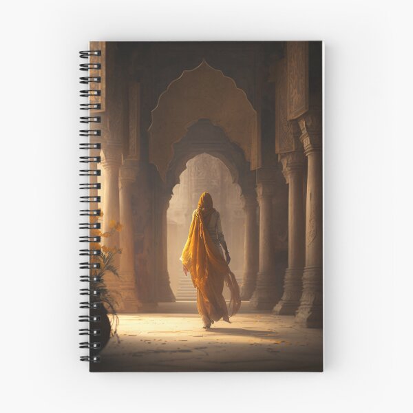 Item preview, Woman in indian temple designed and sold by Art-Orchid.