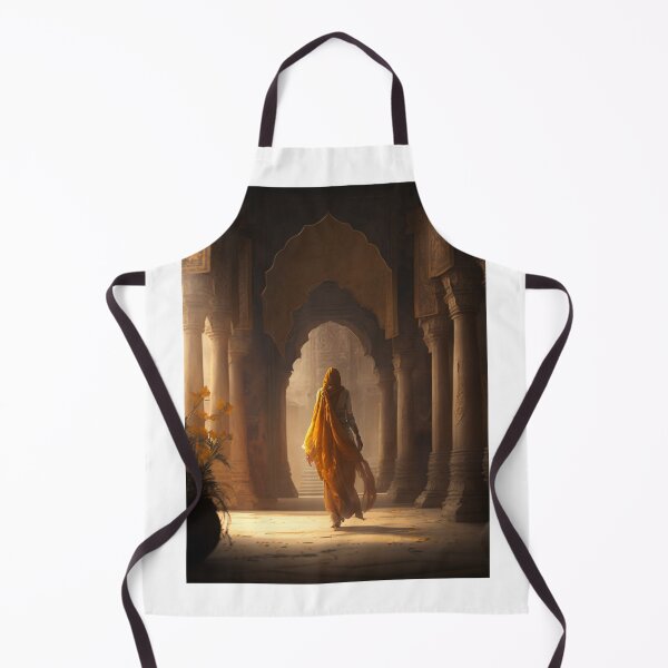 Item preview, Woman in indian temple designed and sold by Art-Orchid.
