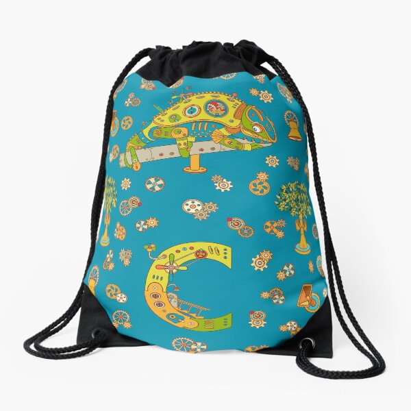 Chameleon, from the AlphaPod collection Drawstring Bag