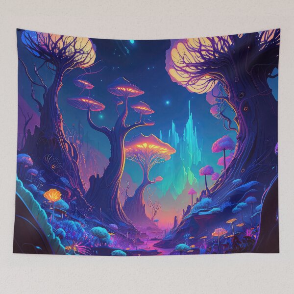 Artikelvorschau, Mesmerizing Psychedelic World entworfen und verkauft von SeedDesign.