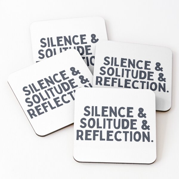 Item preview, Silence & Solitude & Reflection. designed and sold by inspireartistry ⭐⭐⭐⭐⭐.