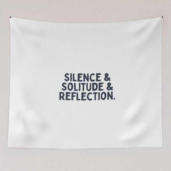Item preview, Silence & Solitude & Reflection. designed and sold by inspireartistry ⭐⭐⭐⭐⭐.