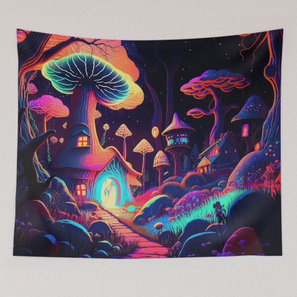 Artikelvorschau, Mesmerizing Psychedelic World entworfen und verkauft von SeedDesign.