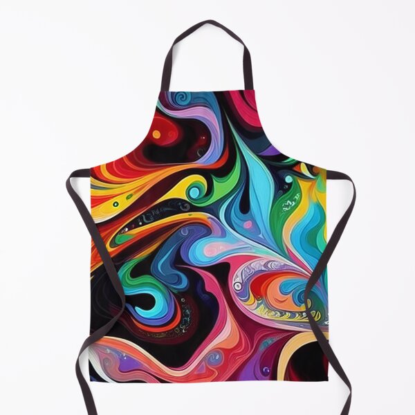 Artikelvorschau, Psychedelic Femme Fatale: Eine hypnotisierende Illusion aus leuchtenden Farben und abstrakten Formen entworfen und verkauft von MerakiAndArt.