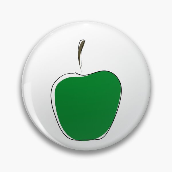 Item preview, Minimalist green apple designed and sold by anycolorart.