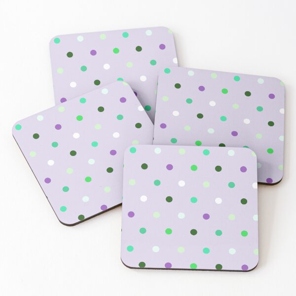 Item preview, Purple Polka Dot Pattern - Lilac & Green Confetti Celebration designed and sold by inspirationzgal.