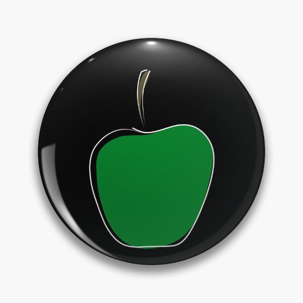 Item preview, Minimalist green apple designed and sold by anycolorart.