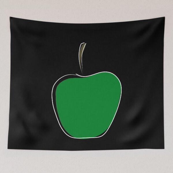 Item preview, Minimalist green apple designed and sold by anycolorart.