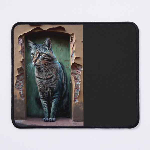 Item preview, Sensation Street Art G-M-Designs Cat in Wall Niche designed and sold by G-M-Designs.