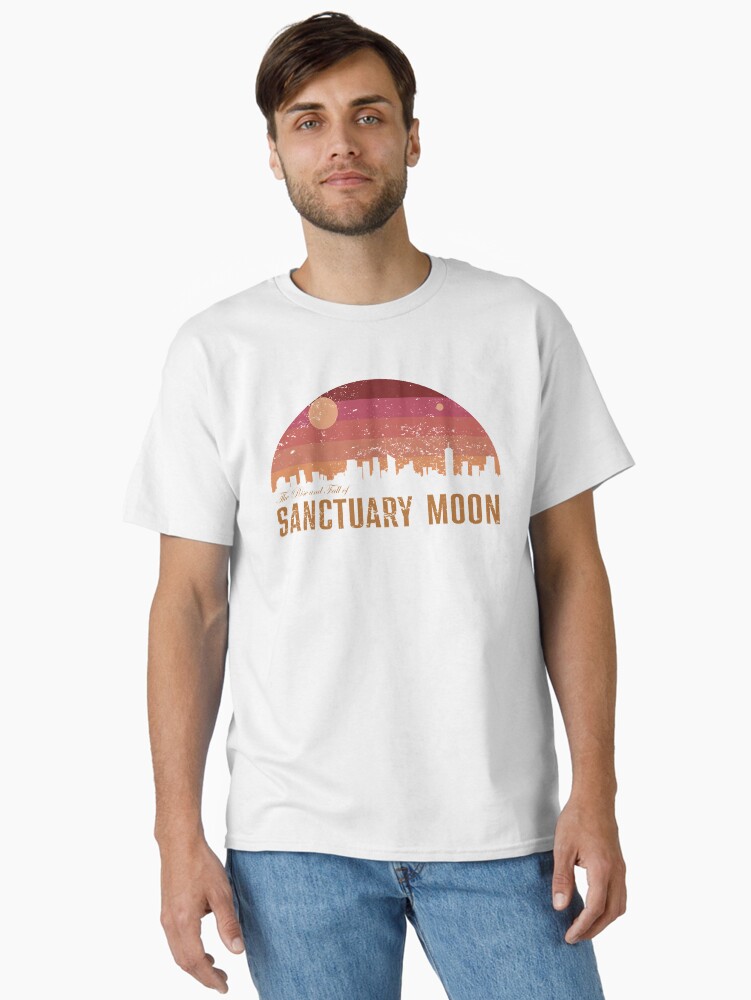 Thumbnail 1 of 7, Classic T-Shirt, L_ascension et la chute de la lune du sanctuaire designed and sold by BetterGiftStor.