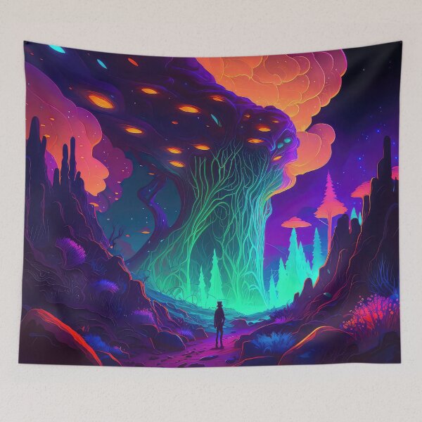 Item preview, Mesmerizing Psychedelic World designed and sold by SeedDesign.