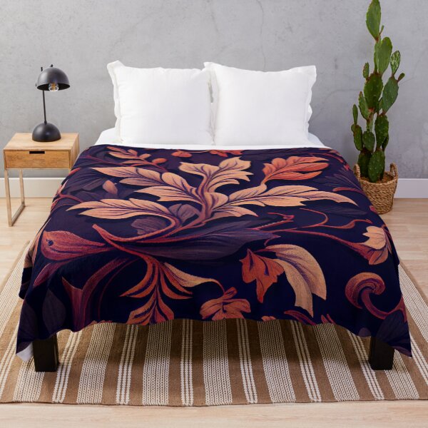Item preview, Dense Ancient Aesthetic Organic Floral Pattern Digital Painting designed and sold by CodeAndColors.