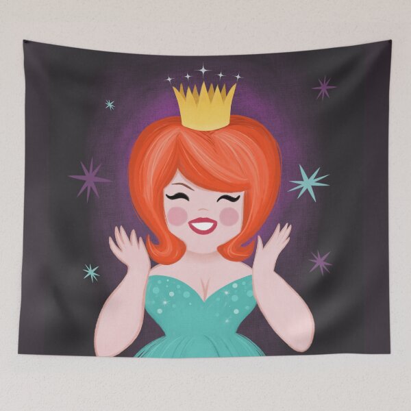 Item preview, Red Haired Princesses Sparkle With Sunshine designed and sold by BunnyThePainter.