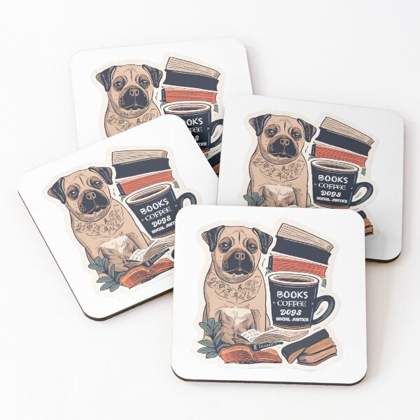 Artikelvorschau, Books and Coffee and Dogs and Social Justice entworfen und verkauft von MrBadDream.