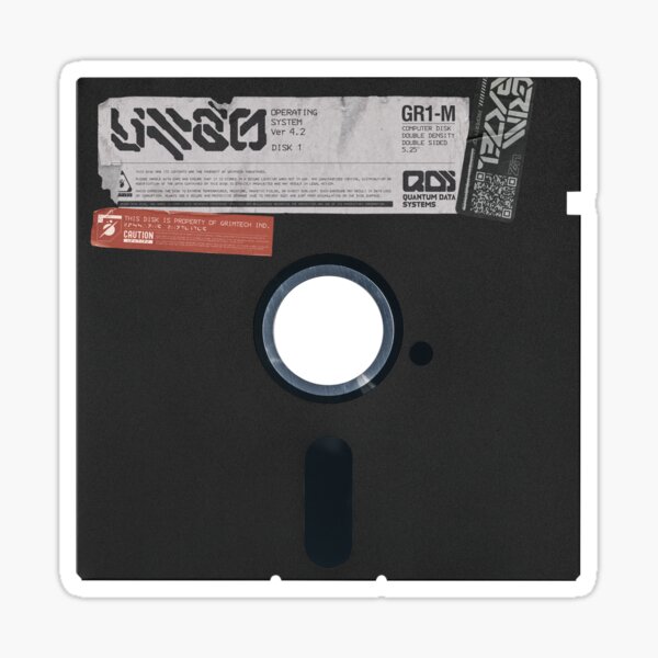 Item preview, OS 4.2 Disk 1 : 5.25 Floppy Disk : Black Edition designed and sold by GrimPikzel.