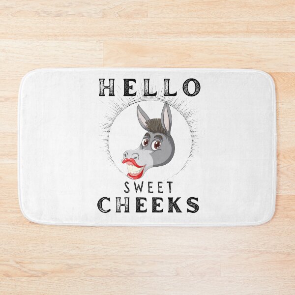 Item preview, Donkey Hello Sweet Cheeks - Funny designed and sold by artfartzzz.
