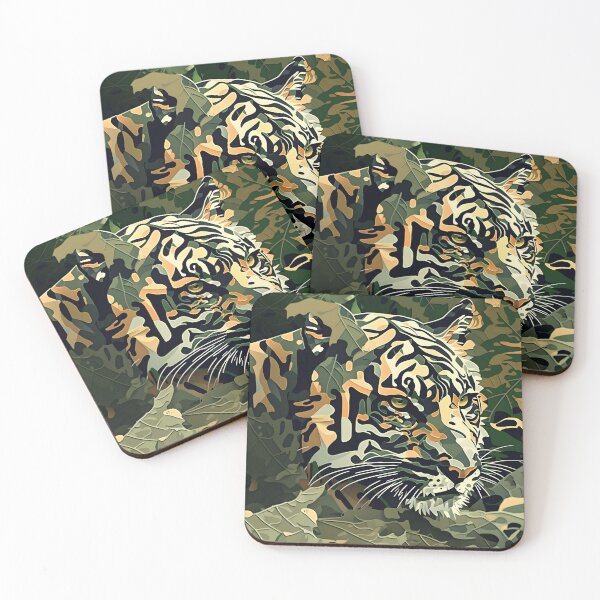 Item preview, Tiger Camo Pattern designed and sold by hamishby.