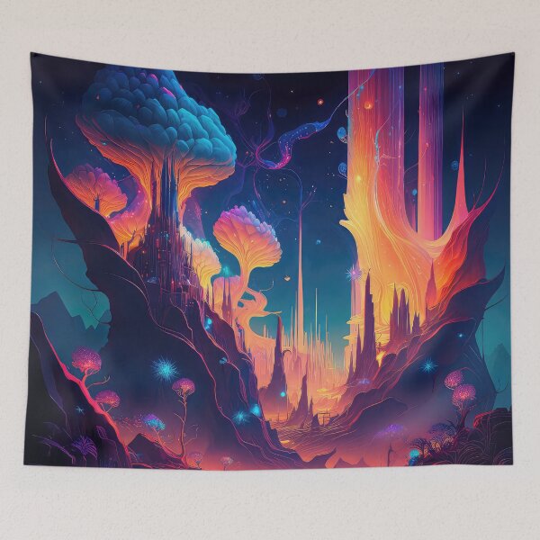 Artikelvorschau, Mesmerizing Psychedelic World entworfen und verkauft von SeedDesign.