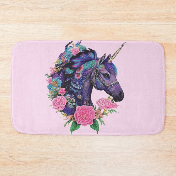Item preview, Peacock unicorn surrounded in botanical flowers  designed and sold by Lubellebubble20.