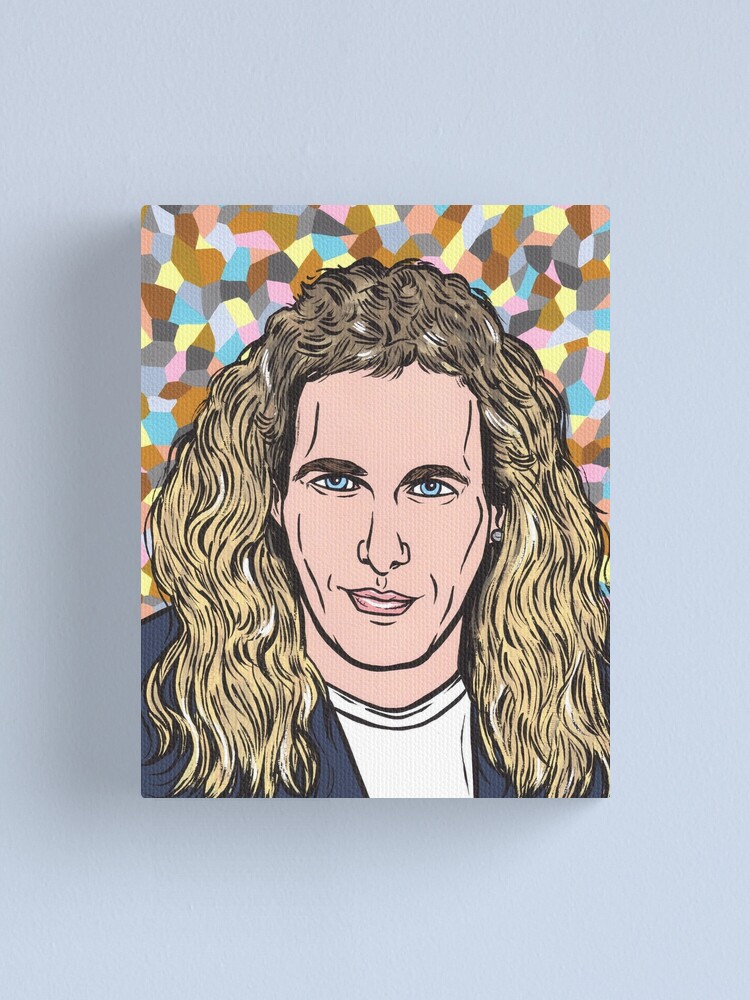 Michael Bolton Canvas Print By Turddemon Redbubble