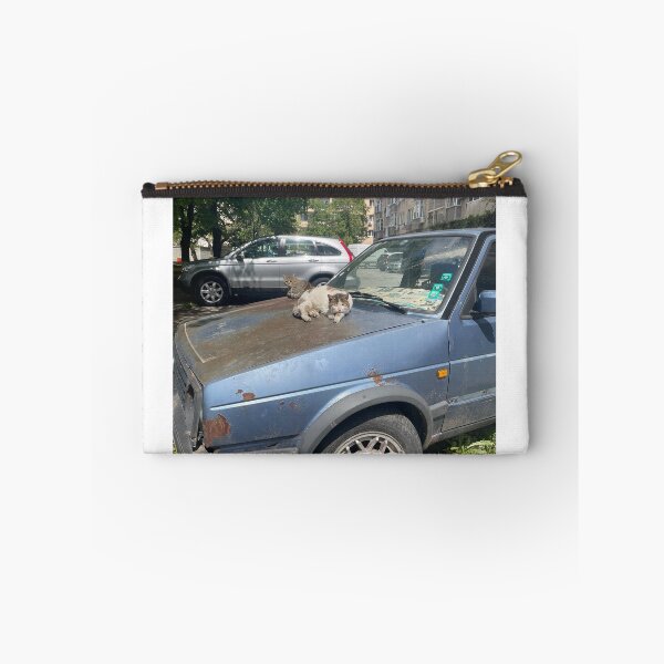 Item preview, A Cat Sleeping on an Old Car  designed and sold by stxqn.