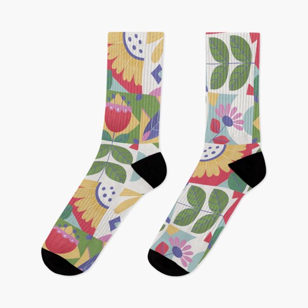 Item preview, Geometric Floral Pattern designed and sold by Vector Scout Lab.
