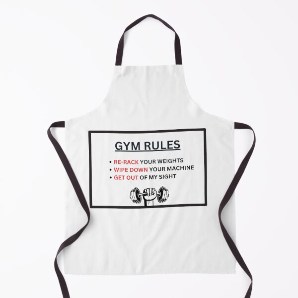 Item preview, Gym Rules, Re rack, Wipe down, Get out designed and sold by Fitness-Passion.