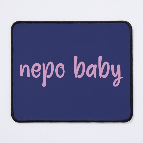Item preview, Nepo baby - simple pink text design designed and sold by EmeraldeaArt.