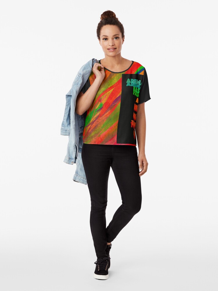 Alternate view of Bring "Color" to your Life Chiffon Top