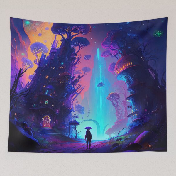 Artikelvorschau, Mesmerizing Psychedelic World entworfen und verkauft von SeedDesign.