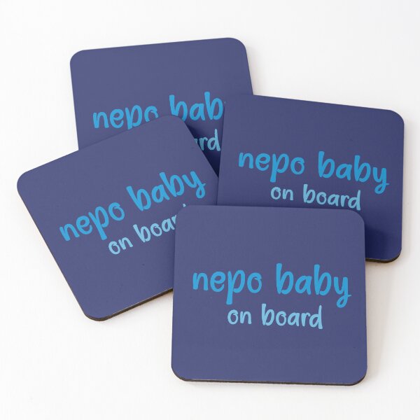 Item preview, nepo baby on board - simple text design designed and sold by EmeraldeaArt.