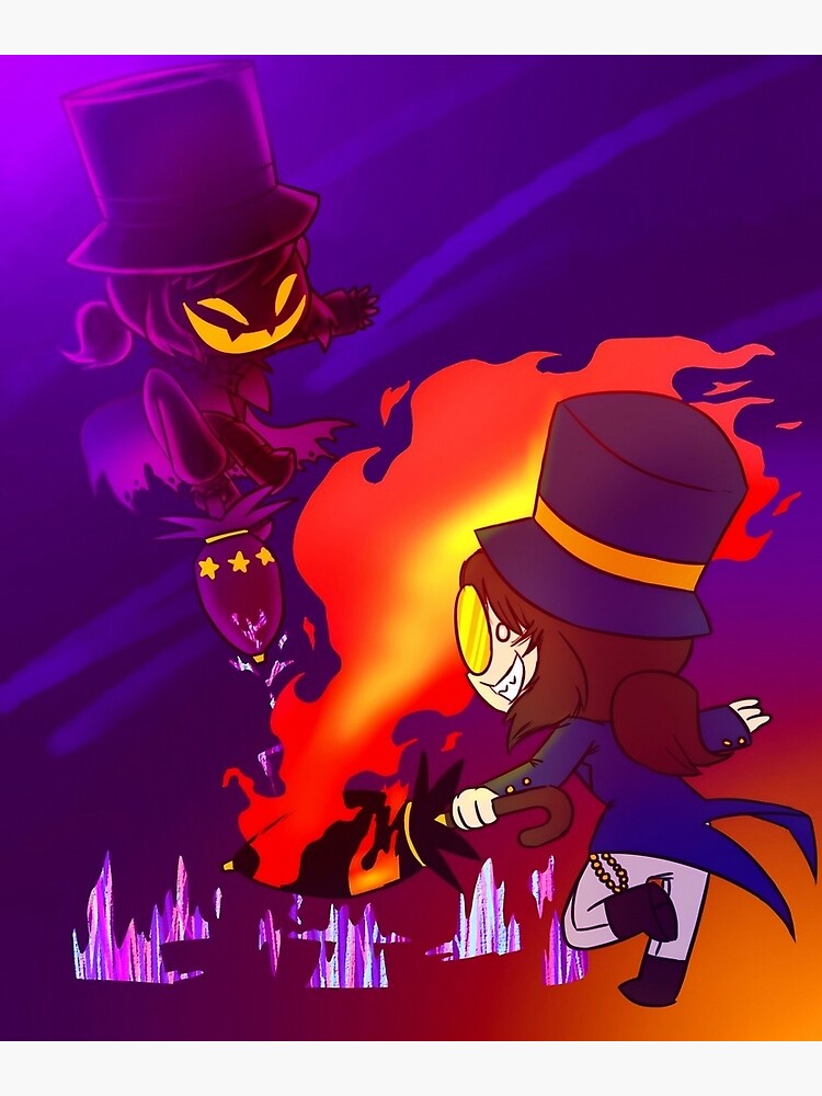 a hat in time video game art Art Print for Sale by mallaksobek