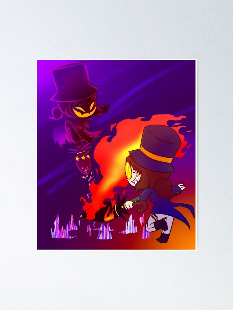 a hat in time Poster for Sale by mallaksobek