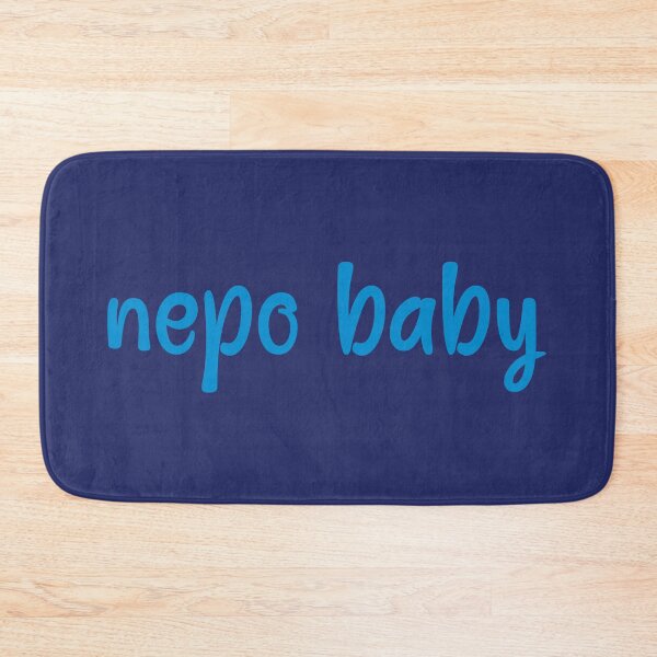 Item preview, Nepo baby - simple blue text design designed and sold by EmeraldeaArt.