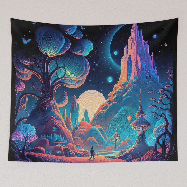 Artikelvorschau, Mesmerizing Psychedelic World entworfen und verkauft von SeedDesign.