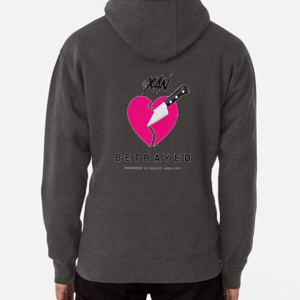 LIL XAN BETRAYED OFFICIAL COVER HIGH QUALITY RENDER Pullover Hoodie