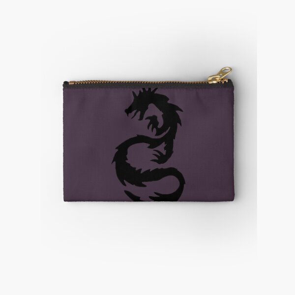 Item preview, Black Dragon Abstract Design Purple Grey Distorted Tattoo designed and sold by kattakitty.