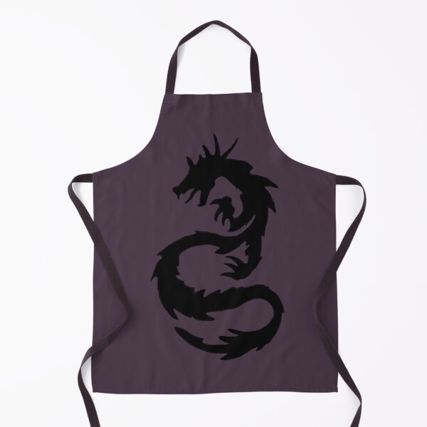 Item preview, Black Dragon Abstract Design Purple Grey Distorted Tattoo designed and sold by kattakitty.