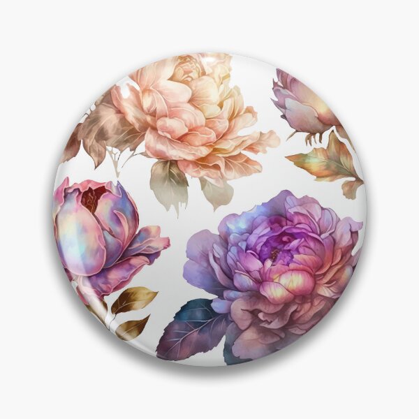 Item preview, Fantastic roses, peonies with shimmering petals designed and sold by Anastasiia Yurevych.