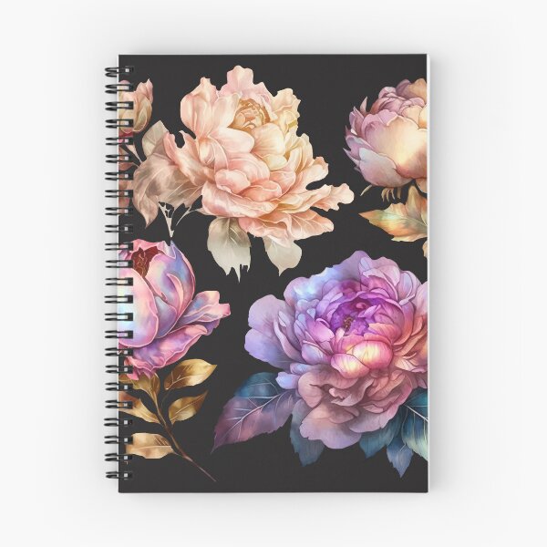 Item preview, Fantastic roses, peonies with shimmering petals designed and sold by Anastasiia Yurevych.