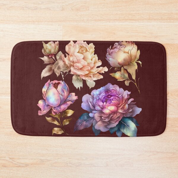 Item preview, Fantastic roses, peonies with shimmering petals designed and sold by Anastasiia Yurevych.