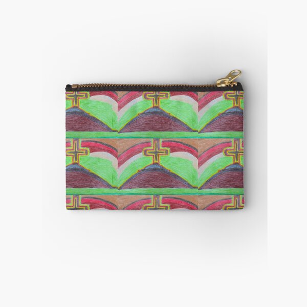 Item preview, Cross on the Hill with Rainbow Horizon  designed and sold by PodmenikArt.