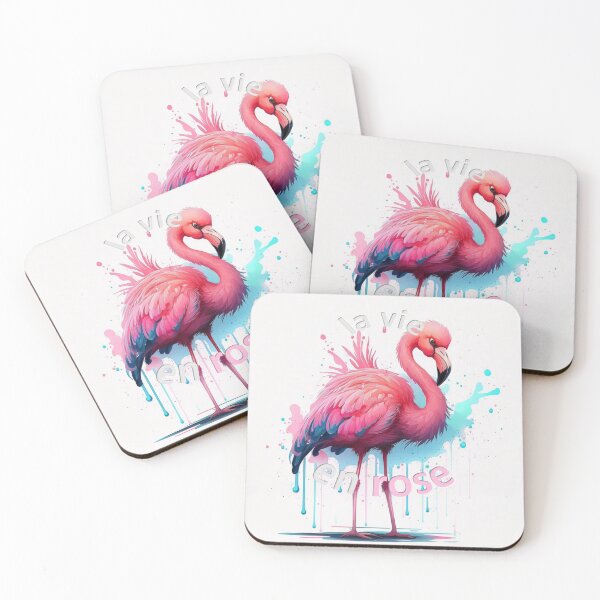 Item preview, la vie en rose, flamingo designed and sold by ORVIATO.