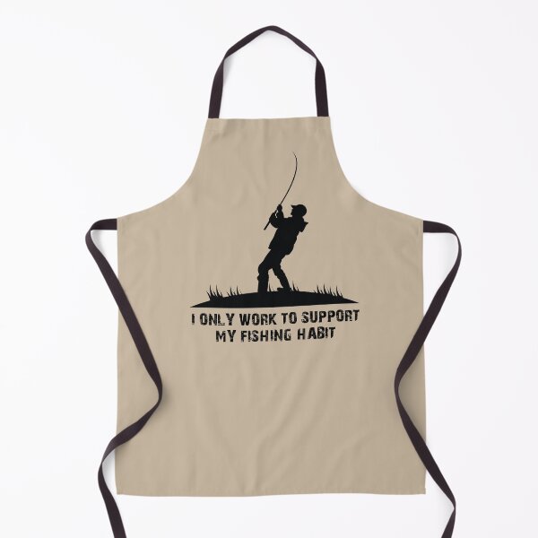 Item preview, I only work to support my fishing habit designed and sold by stripedcarpet.