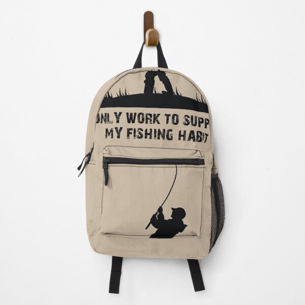 Item preview, I only work to support my fishing habit designed and sold by stripedcarpet.