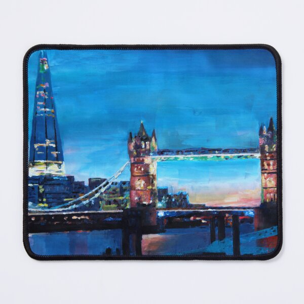 Item preview, London Tower Bridge and The Shear at Dusk designed and sold by artshop77.