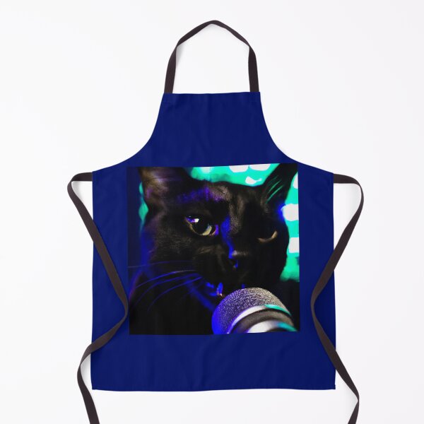 Item preview, Rock Star Cat Singing In A Microphone, Cat 18 designed and sold by LesTheArt.