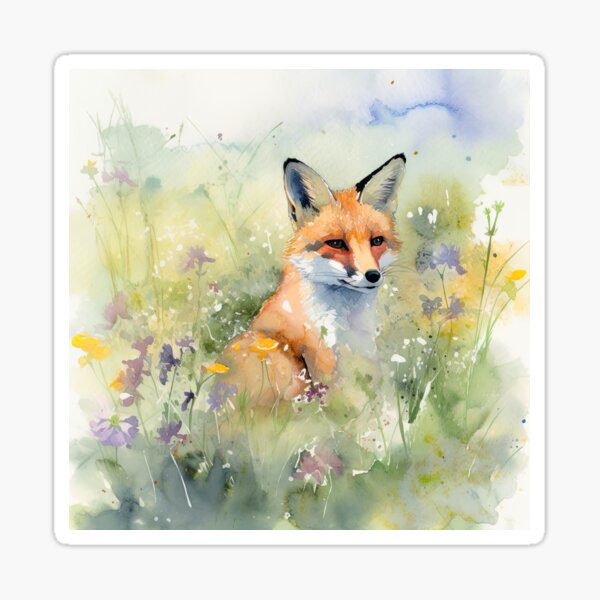 Item preview, Country Fox at Spring 04 designed and sold by artgoldenvalley.