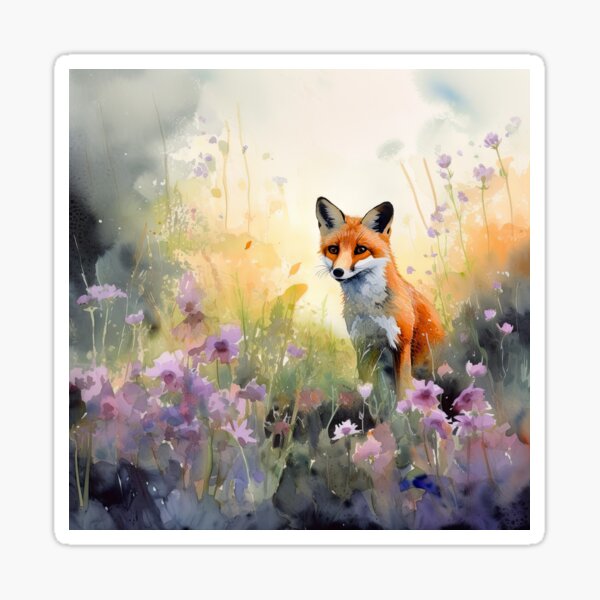 Item preview, Country Fox at Spring 06 designed and sold by artgoldenvalley.