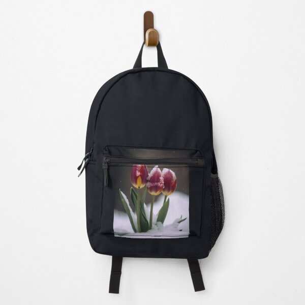 Item preview, Tulips in the snow, end of winter designed and sold by EmeraldeaArt.